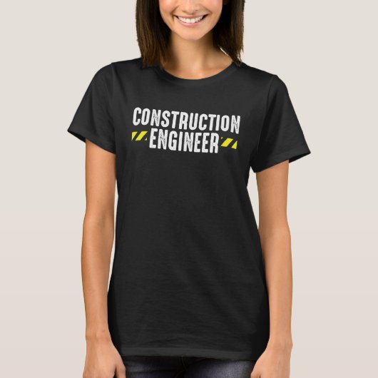 T-shirt Construction Engineer Builder Civil Structural Eng (Devant)