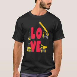 T-shirt Construction Love Fête des pères Cool Équipement l