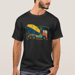 T-shirt Construction Mélangeur de béton Camion Highway Hou