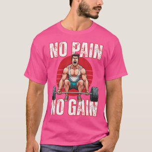 T-shirt Construction Musculaire Pas De Douleur Pas De Gain