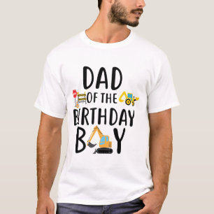 T-Shirt Construction Papa de l'enfant fêté