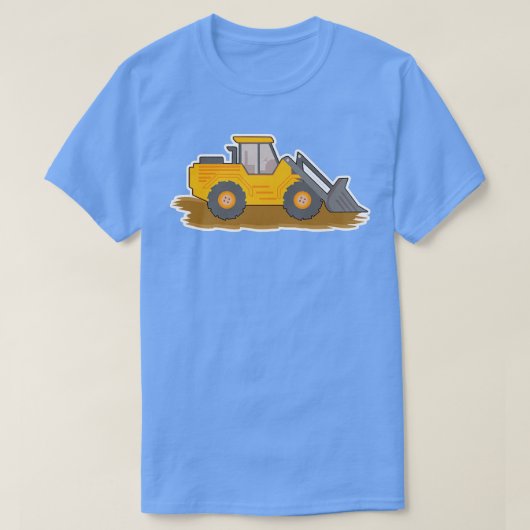 T-shirt Construction Truck Excavator Bâtiment Site creusem (Design devant)