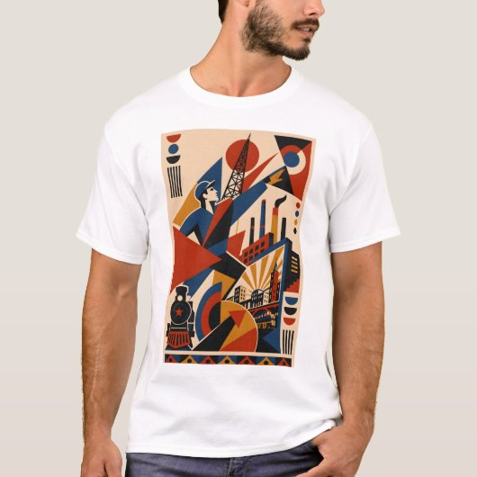 T-shirt Constructivist Industry (Devant)