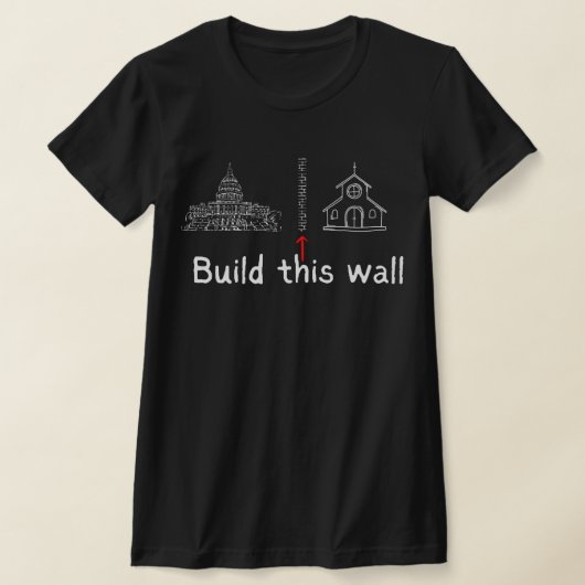 T-shirt Construire cette Curie Murale & Manifestation d'Ét (Poser)