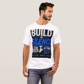 T-SHIRT CONSTRUIRE DANS LE SILENCE (Devant entier)