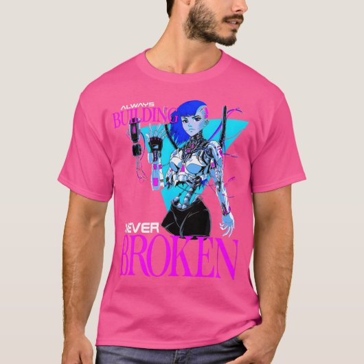 T-shirt Construire en permanence une structure physique ja (Devant)