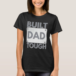 T-shirt Construire papa dur Numéro Un Patriote Père Day Sa