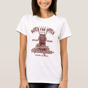 T-shirt Construire pour Speed Costum moto
