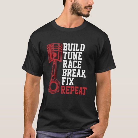 T-shirt Construire une coupe de course rapide Fixer la méc (Devant)