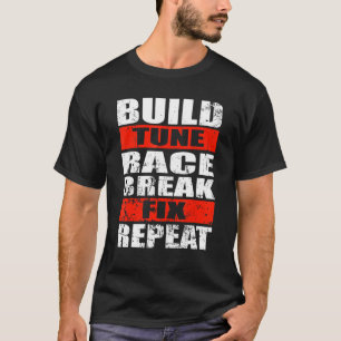 T-shirt Construire une pause course rapide Fixer Répéter v