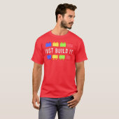 T-shirt Construisez-le Maître Constructeur Construction Bl (Devant entier)