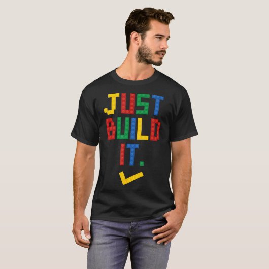 T-shirt Construisez simplement It Master Builder Bâtiment (Devant entier)