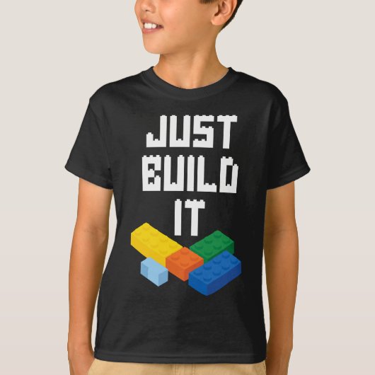 T-shirt Construisez simplement It Master Builder Blocks To (Devant)