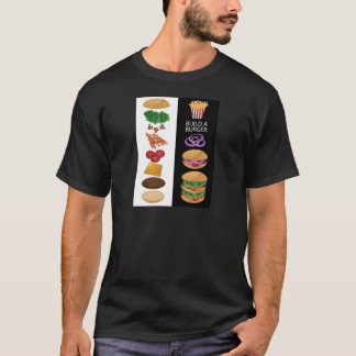 T-shirt Construisez un hamburger