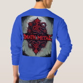 T-shirt Construisez un logo en métal mort avec des runes a (Dos)