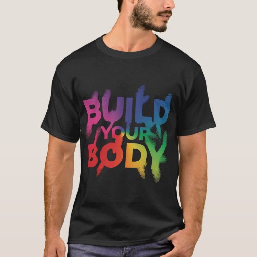 T-SHIRT CONSTRUISEZ VOTRE CORPS (Devant)