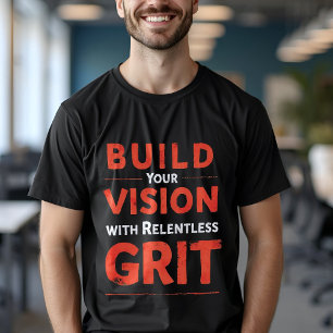 T-shirt Construisez votre vision - Habiliter le devis