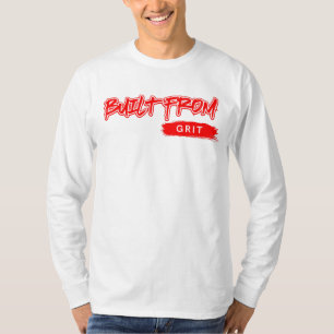 T-shirt Construit À Partir Des Lettres Rouges Grit™ Vérita