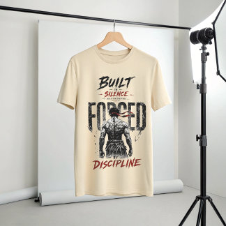 T-shirt Construit dans le Silence Forgé par la Discipline