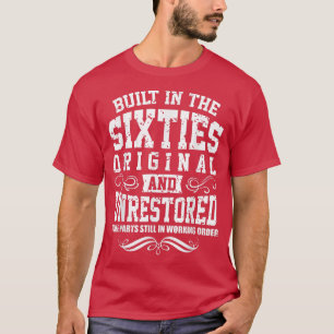 T-shirt Construit Dans Les Années 60 Sities Vintage Classi
