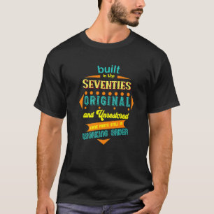 T-shirt Construit Dans Les Années 70 Original &non restaur
