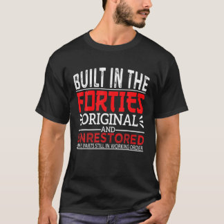 T-shirt Construit Dans Les Quarties Original Et Non Restau