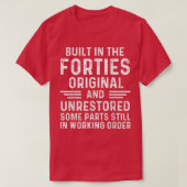 T-shirt Construit Dans Les Quarties Original Non restauré (Design devant)