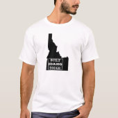 T-SHIRT CONSTRUIT IDAHO DURE STATE (Devant)