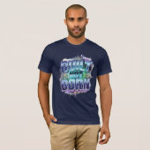 T-shirt CONSTRUIT NOT BORN - Grave Grunge Urbain Motivatio (Devant entier)