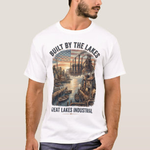 T-shirt Construit par les lacs de pêche industrielle du Mi