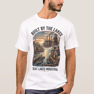 T-shirt Construit par les lacs de pêche industrielle du Mi