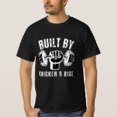 T-shirt Construit par poulet et riz (Devant)