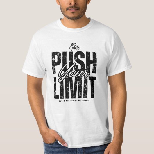 T-shirt construit pour briser les barrières (Devant)