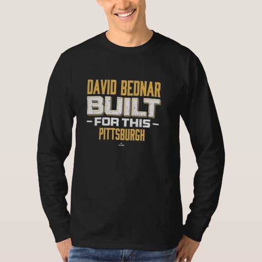 T-shirt Construit Pour Ce David Bednar Pittsburgh Baseball (Devant)