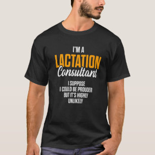 T-shirt Consultant en lactation Sensibilisation à l'allai