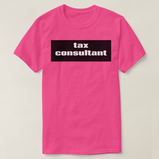 T-shirt Consultant fiscal 1 (Design devant)