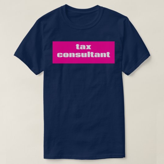 T-shirt Consultant fiscal 6 (Design devant)