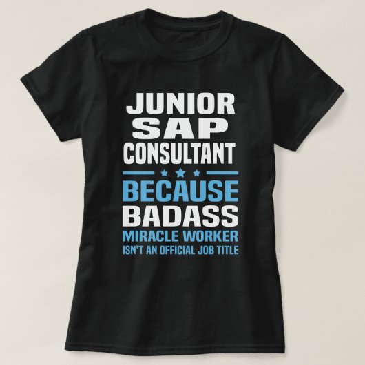 T-shirt Consultant SAP junior (Design devant)
