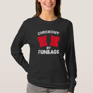 T-shirt Consultez Mon Sac amusant d'équipe de Cornhole Bea