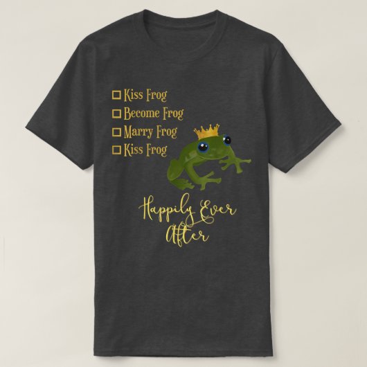 T-shirt Conte équitable à cinq étapes de Frog Prince (Design devant)