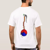 T-shirt Contemplation samouraï de la mort (Dos)