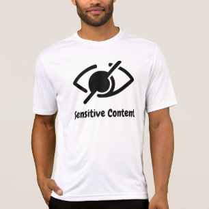 T-shirt Contenu sensible - Avis de violation de politique