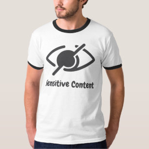 T-shirt Contenu sensible - Avis de violation de politique