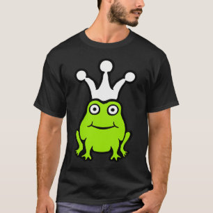 T-shirt Contes de fées de grenouille roi petite couronne m