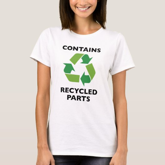T-shirt Contient des pièces Recyclées (Devant)