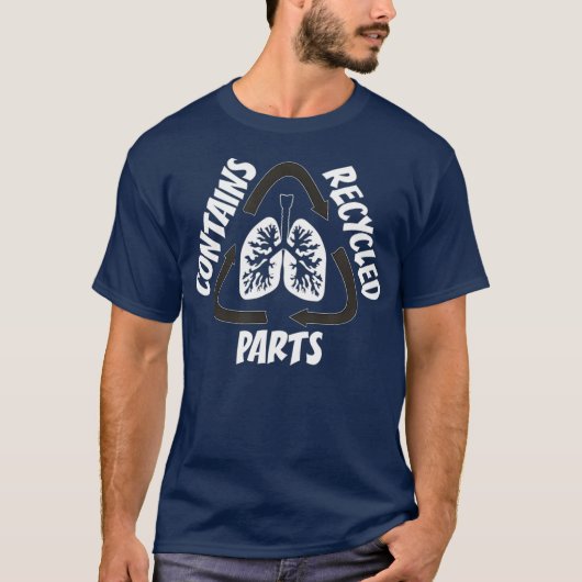 T-shirt CONTIENT DES PIÈCES RECYCLÉES T Transplantation d' (Devant)