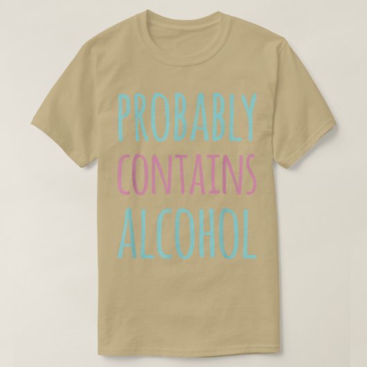 T-shirt Contient Probablement De L'Alcool Cute Matching Gi (Design devant)
