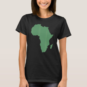 T-shirt continent africain et carte de l'Afrique Vêtements