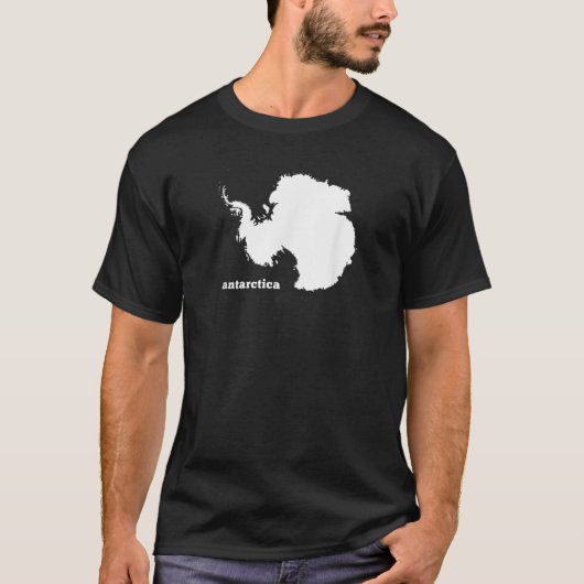 T-shirt Continent Antarctique (Devant)