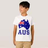 T-shirt Continent australien (Devant entier)